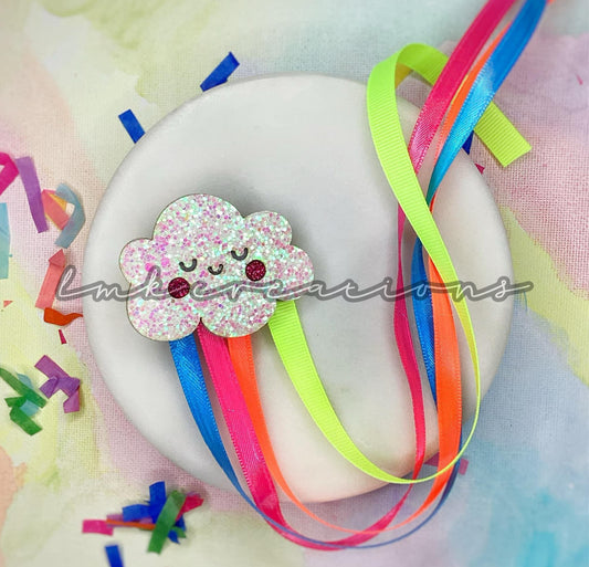 Neon Cloud Streamer Clip